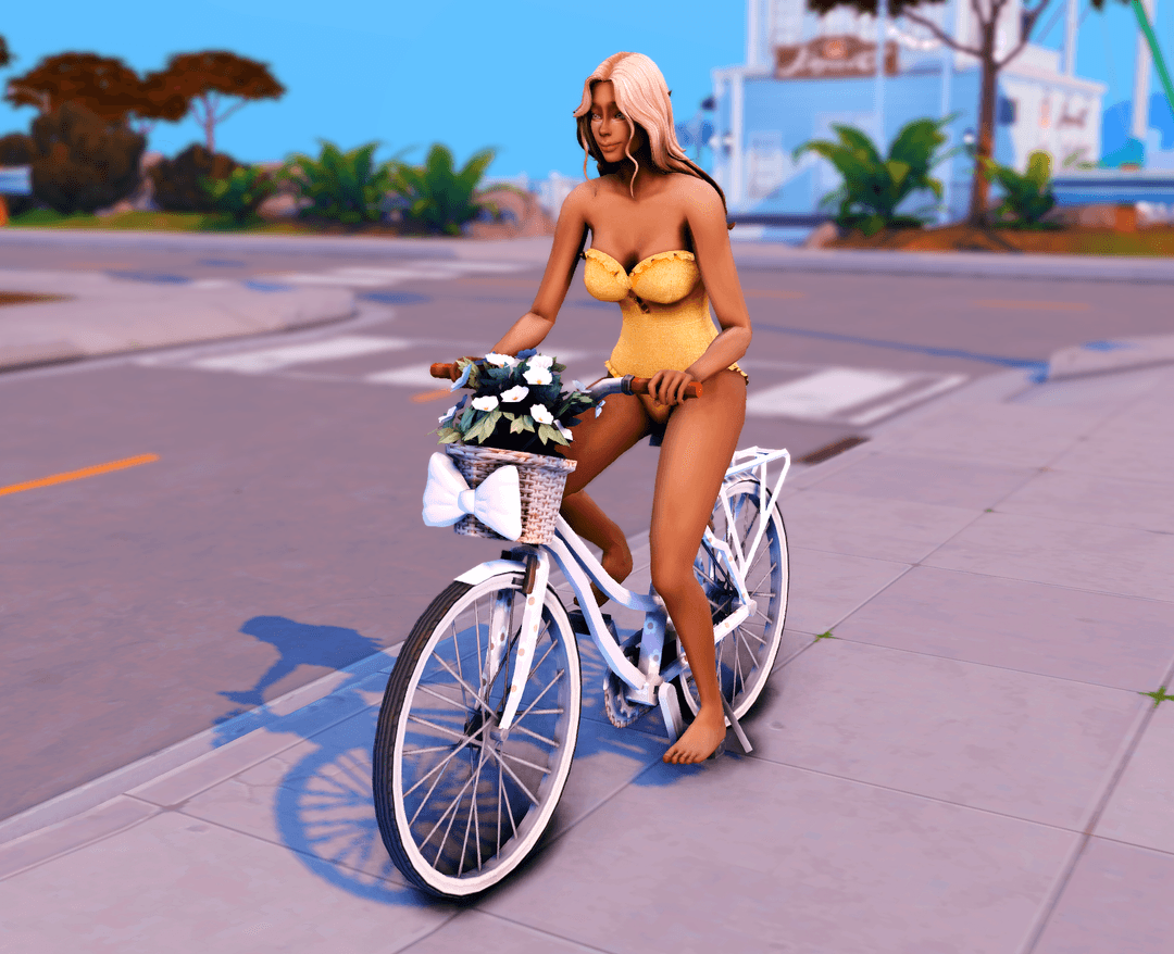 Галерея мода Велосипед Summer Bow Bicycle #1